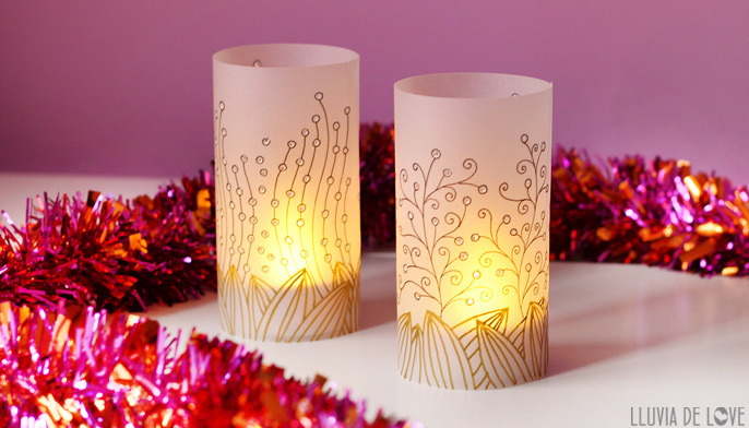 Simplemente desbordando queso siete y media Tutorial: cómo decorar tu mesa en Navidad : Lluvia de Love