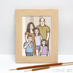 Láminas personalizadas para regalar a la familia o a las madres