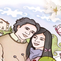 Nueva ilustración personalizada de familia Nueva ilustración personalizada de familia