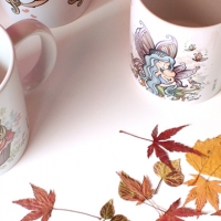 Tazas de cerámica blanca ilustradas. Regalos para madres, abuelas, hermanas, tías,  sobrinas, amigas, primas... ¡y hasta vecinas!