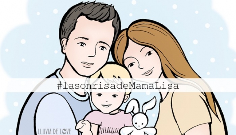 La sonrisa de Mama Lisa, proyecto de ilustración personalizada.