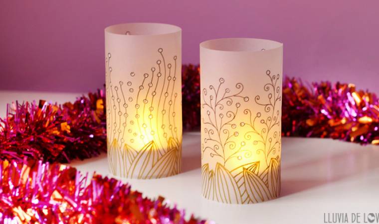 Decora tu mesa en Navidad de forma fácil y económica con velas leds decorativas