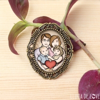 Broche Personalizado Color 3 o 4 Figuras Broche Personalizado Color 3 o 4 Figuras